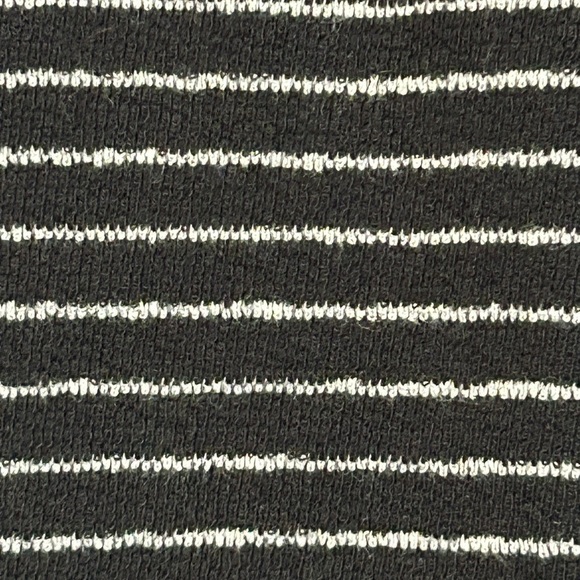 J. Jill Black and White Striped textured sweater tunic - Picture 5 of 7